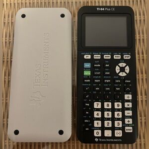Texas Instruments TI-84 Plus CE Graphing Calculator in Black and White